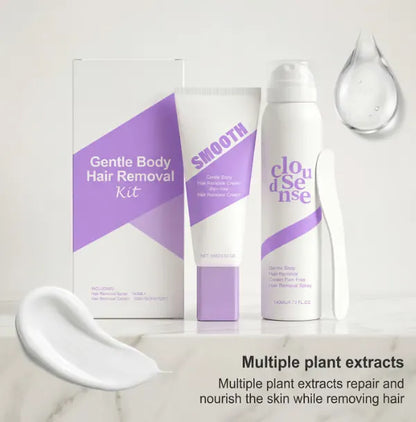 TERVENCE® Bikini Pain-Free Hair Removal Cream for Sensitive Skin,Gentle Citrus Sensitive Skin Hair Removal Cream&Spray