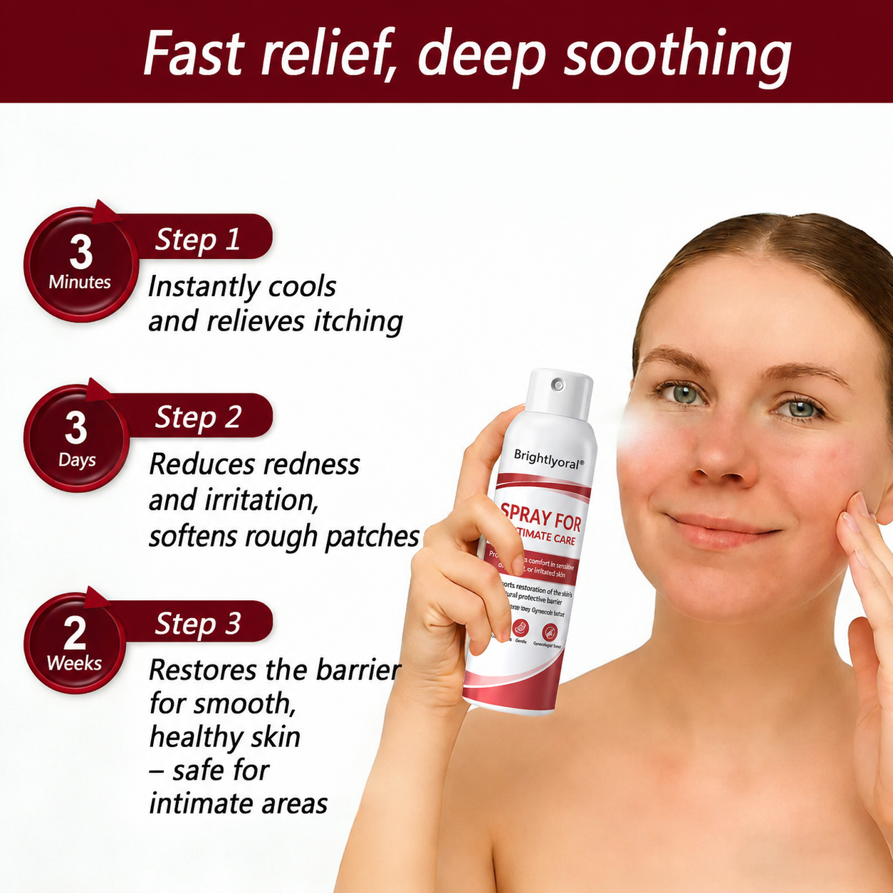 🔴Brightlyoral® Beef Tallow Spray for itchy—flaking skin associated with psoriasis🐓