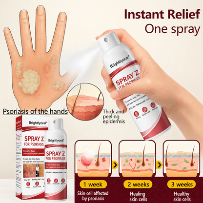 🔴Brightlyoral® Beef Tallow Spray for itchy—flaking skin associated with psoriasis🐓