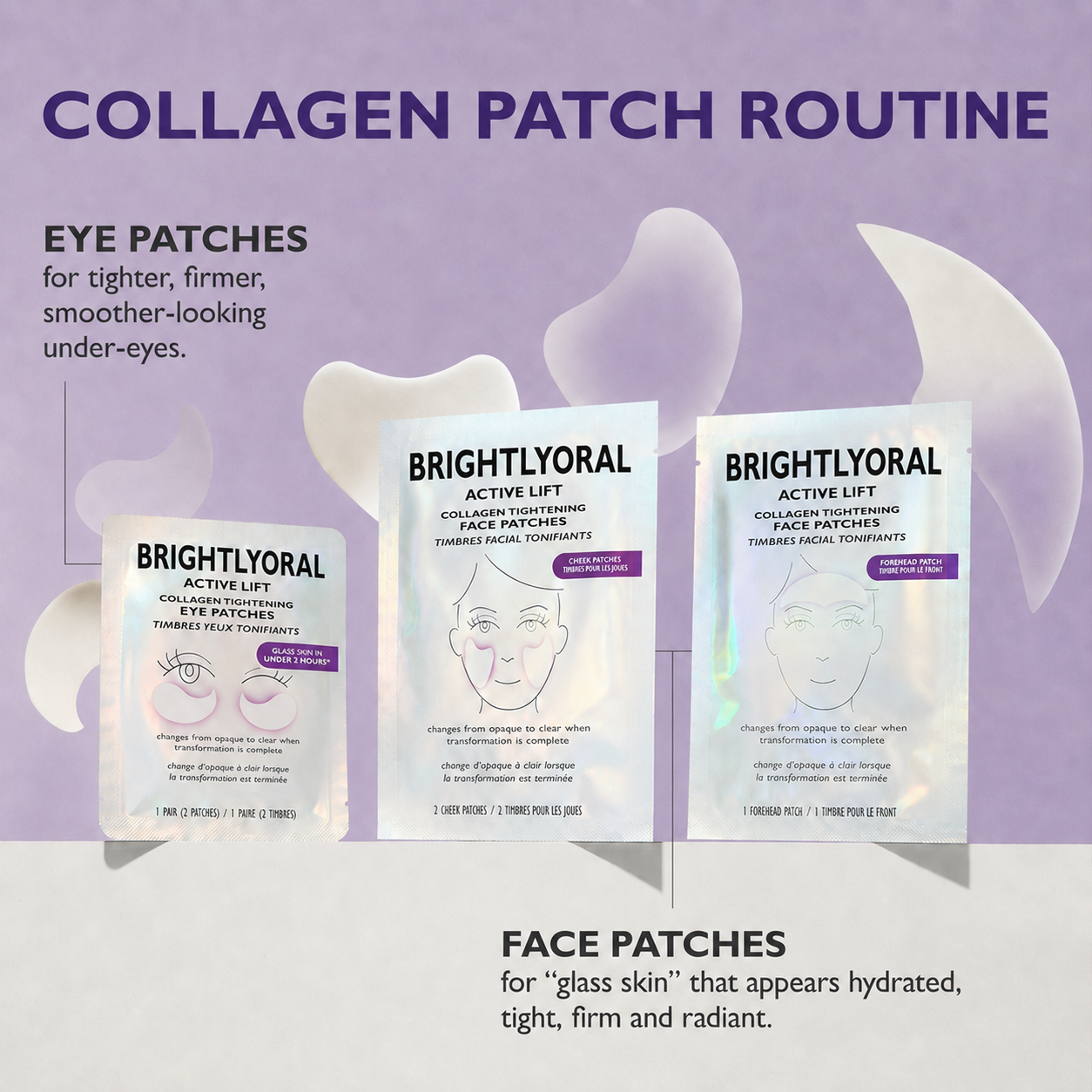 BRIGHTYORAL® Collagen Tightening Face Patches