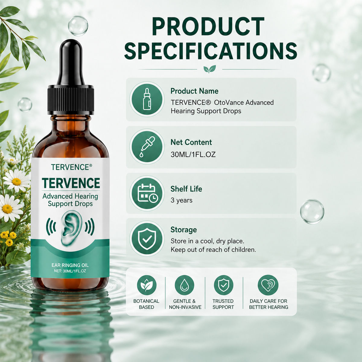 TERVENCE® Advanced Hearing Support Drops👂✨