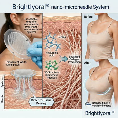 Brightlyoral® Targeted Breast Enhancement Advanced Nano Microneedle Patch