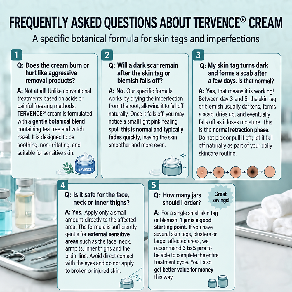 TERVENCE® 🧑‍⚕️ 7-Day Cream for Skin Growths & Pigmentation Spots (painless formula – scar-free)🌿2️⃣