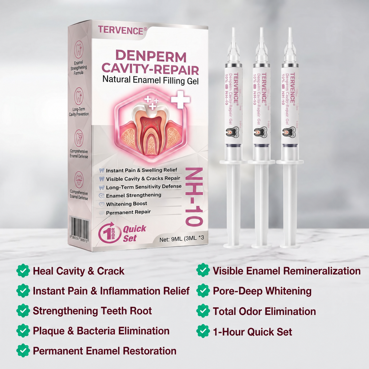TERVENCE®Cavity-Repair Natural Enamel Filling Gel