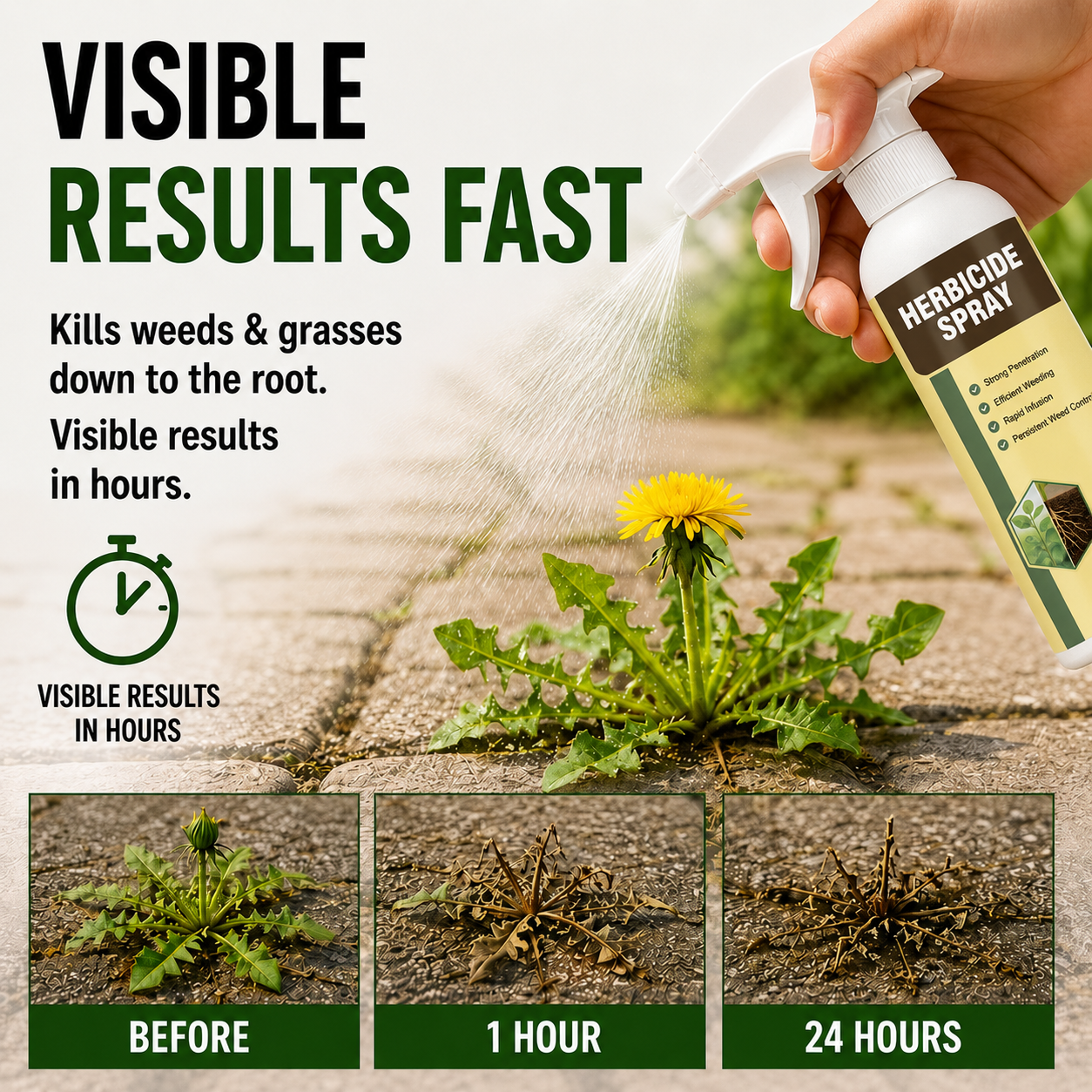 🔥Hot Sale 50% OFF 🎁 - Fast-Acting Natural Weed & Grass Killer Spray