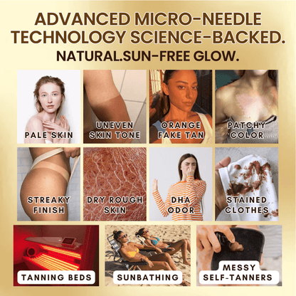 Brightlyoral®Sun-Free Glow Tanning Micropatch