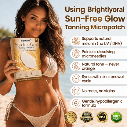 Brightlyoral®Sun-Free Glow Tanning Micropatch