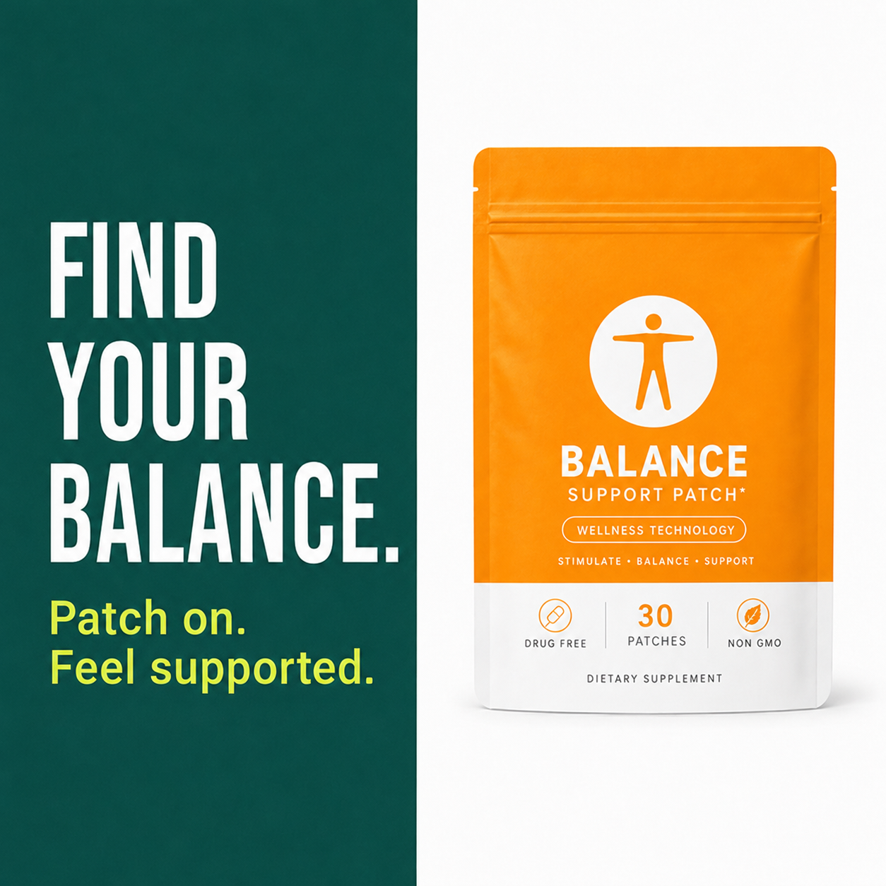 Brightlyoral® Balance Support Patch