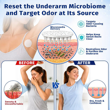 TERVENCE® 2-in-1 Advanced Sweat Control & Deodorant Microneedle Patches