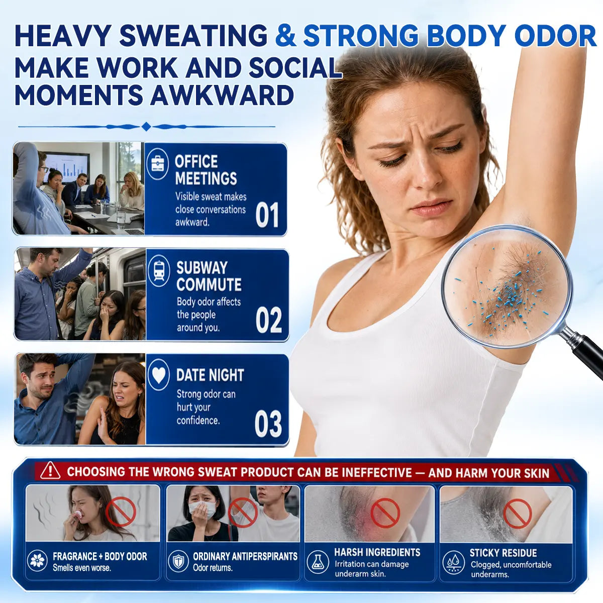 TERVENCE® 2-in-1 Advanced Sweat Control & Deodorant Microneedle Patches