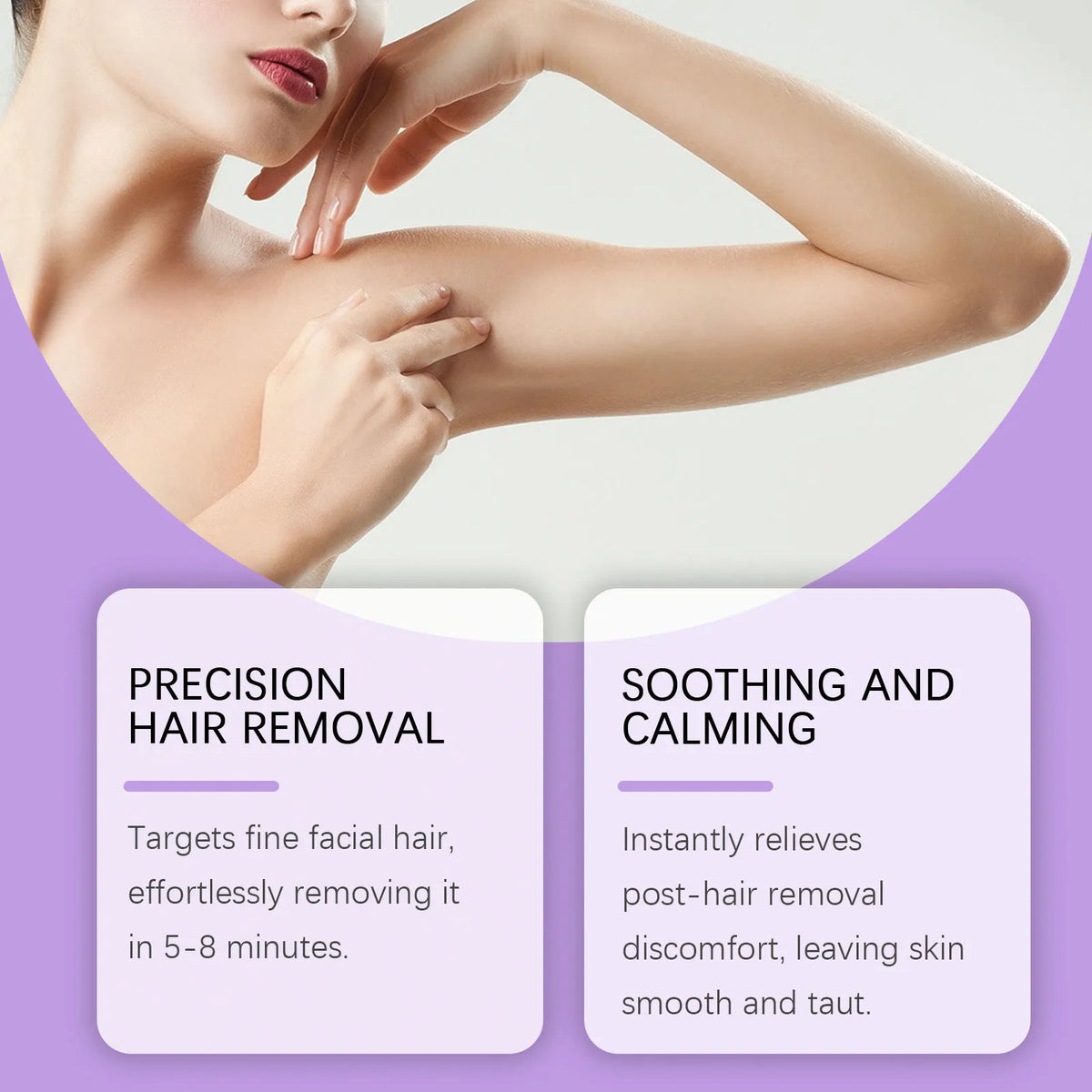 TERVENCE® Bikini Pain-Free Hair Removal Cream for Sensitive Skin,Gentle Citrus Sensitive Skin Hair Removal Cream&Spray