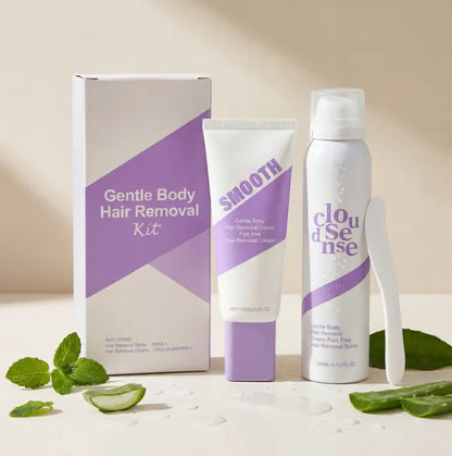 TERVENCE® Bikini Pain-Free Hair Removal Cream for Sensitive Skin,Gentle Citrus Sensitive Skin Hair Removal Cream&Spray